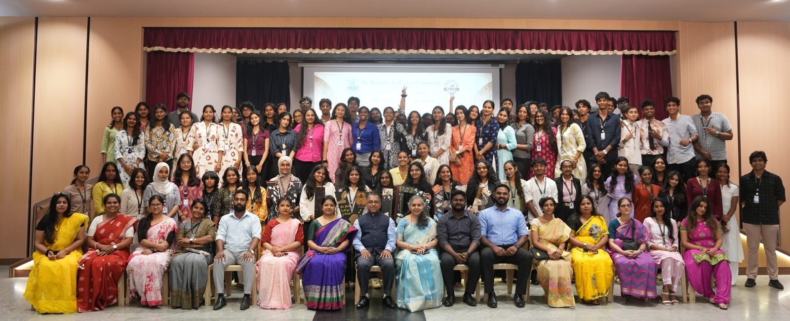 Department of English students and faculty, BA English, Psychology and Media Studies