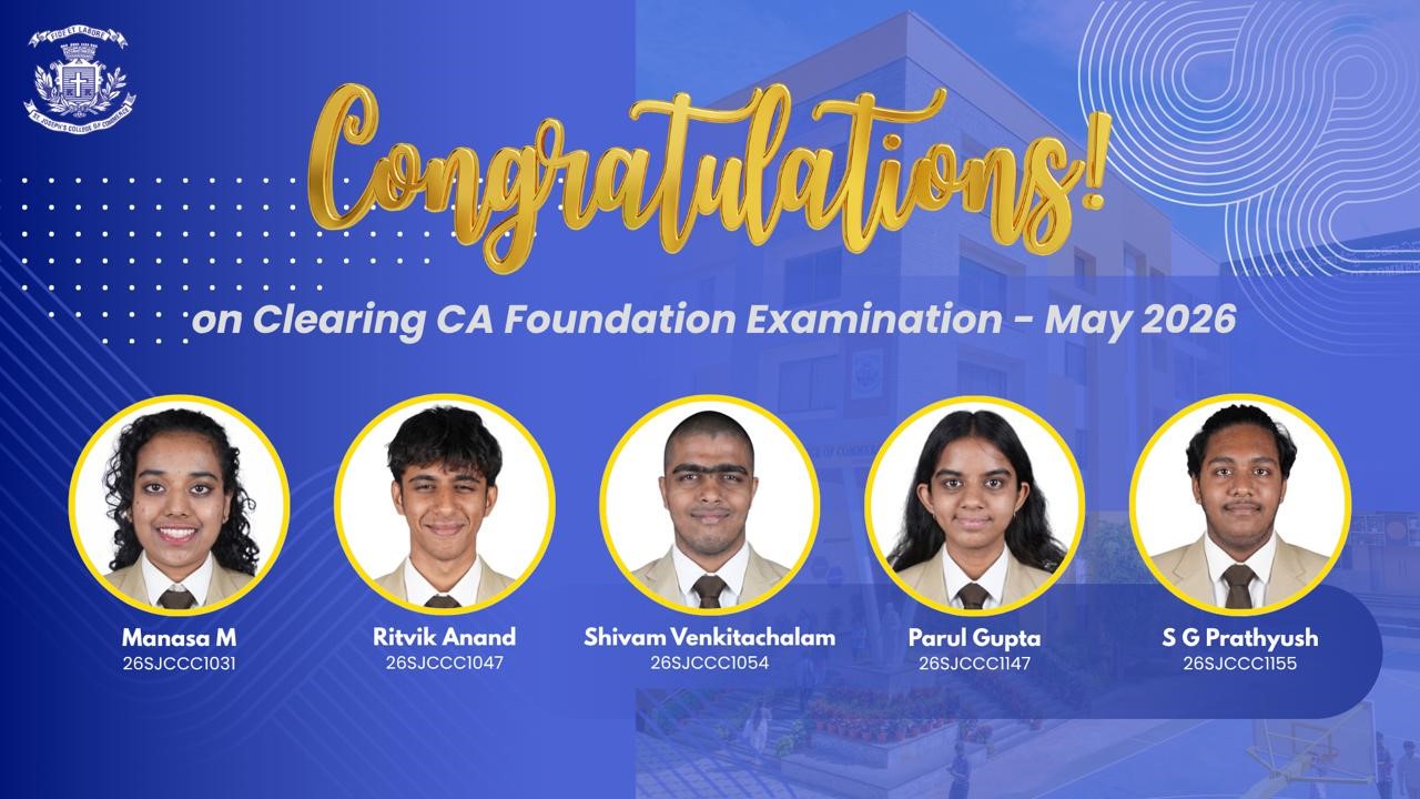 B.Com (Accounting and Taxation) student achievements